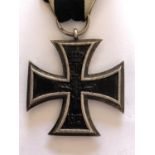 An Imperial German 1914 Iron Cross second class, the suspender stamps Pr