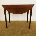 A George III marquetry-inlaid mahogany Pembroke table
