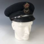 A Great War Royal Naval Air Service Petty Officer's peaked cap