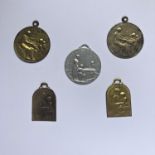 Five various Great War French patriotic medallions