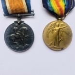 British War and Victory Medals to G-29586 Pte J J Baty, Middlesex Regt