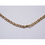 A 9ct gold fancy-link neck chain, 10.2g