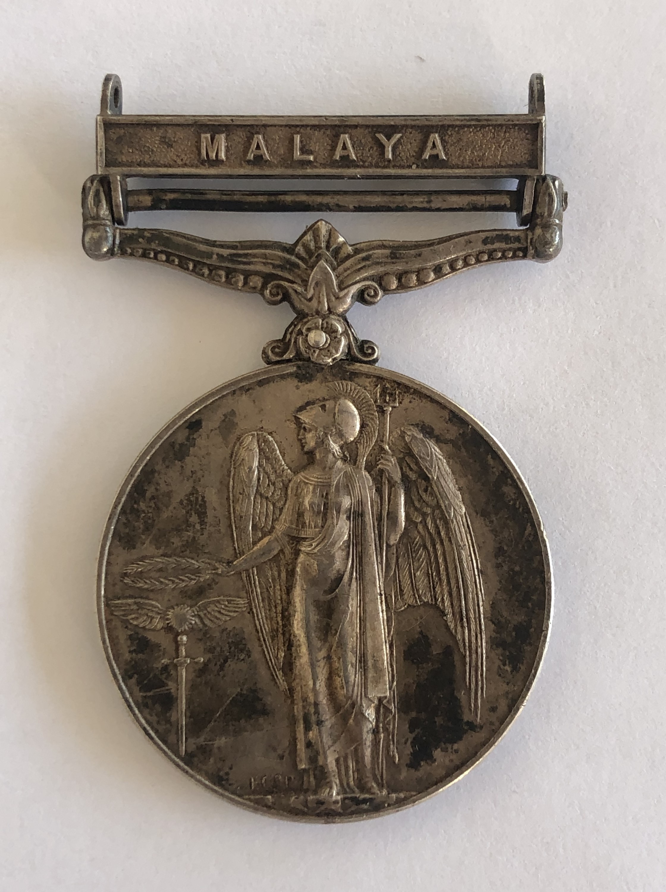 A General Service Medal with Malaya clasp to 22276863 Rfn G Rockley, Cameronians