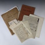 A group of Second World War Air Transport Auxiliary documents etc, comprising an official copy of "