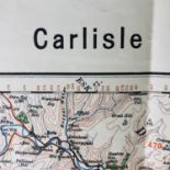 A Second World War German military map of Carlisle and its surroundings, 82 cm x 95 cm