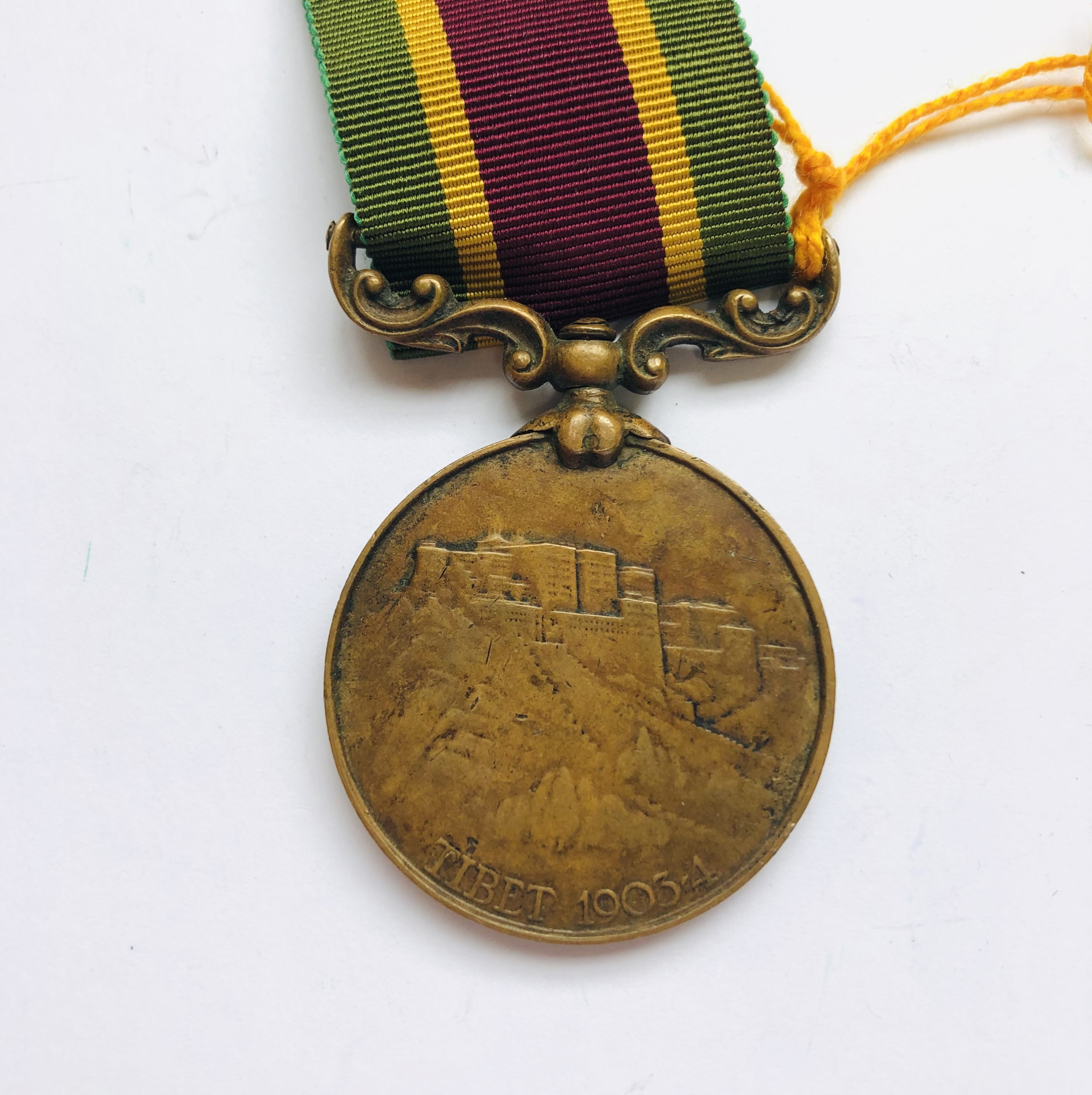 A Tibet Medal in bronze to 687 Cooley Lal Bahadir, Supply and Transport Corps - Image 2 of 3