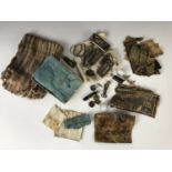 A small group of Battle of Britain aircraft wreck-recovered artefacts including the 1940 airman's