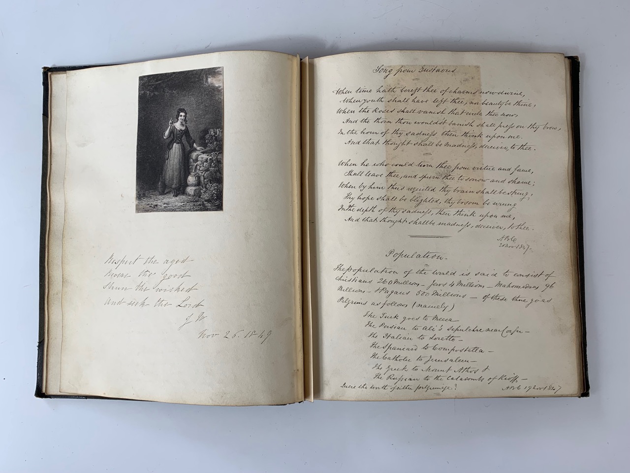 Two Victorian bon-mot albums, belonging to Ann Kirk and Helen Kirk respectively, containing - Image 13 of 16