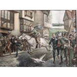 F*** R*** Batters (19th century) An imagined Elizabethan Spanish Armada period street scene with a