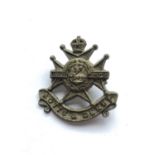 A Second World War Sherwood Foresters plastic cap badge