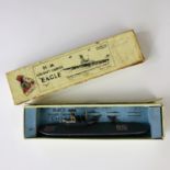 A Crescent Toys aircraft carrier HM "Eagle", in original carton