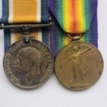 British War and Victory Medals to 28440 Pte G W Derrick, Royal Berkshire Regt