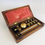 A mahogany cased Sikes Hydrometer retailed by P Stevenson of Edinburgh