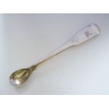 A Scottish provincial silver mustard spoon, David Gray, Dumfries, 1810-1841, 11g