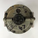 A wreck-recovered Luftwaffe navigational instrument component, bearing a label which reads "Do 217