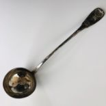 A Georgian Scottish silver king's pattern ladle, Robert Gray & Son, Glasgow, 1826, 208.1g, 9.5 cm