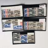 A quantity of QEII unused high-value definitive stamps (castles), including multiple blocks of four,