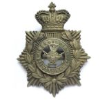 A Victorian Second Volunteer Battalion Sherwood Foresters helmet plate