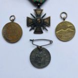 A Great War French Croix de Guerre, Red Cross and Borough of Hammersmith War service medals, and a
