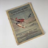 A Royal Aero Club 1929 Schneider Trophy Contest official programme