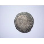 A Charles I hammered silver shilling coin, mint mark Triangle (1639-40)