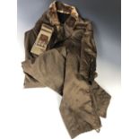Imperial Japanese aircrew lightweight flying overalls and waist belt