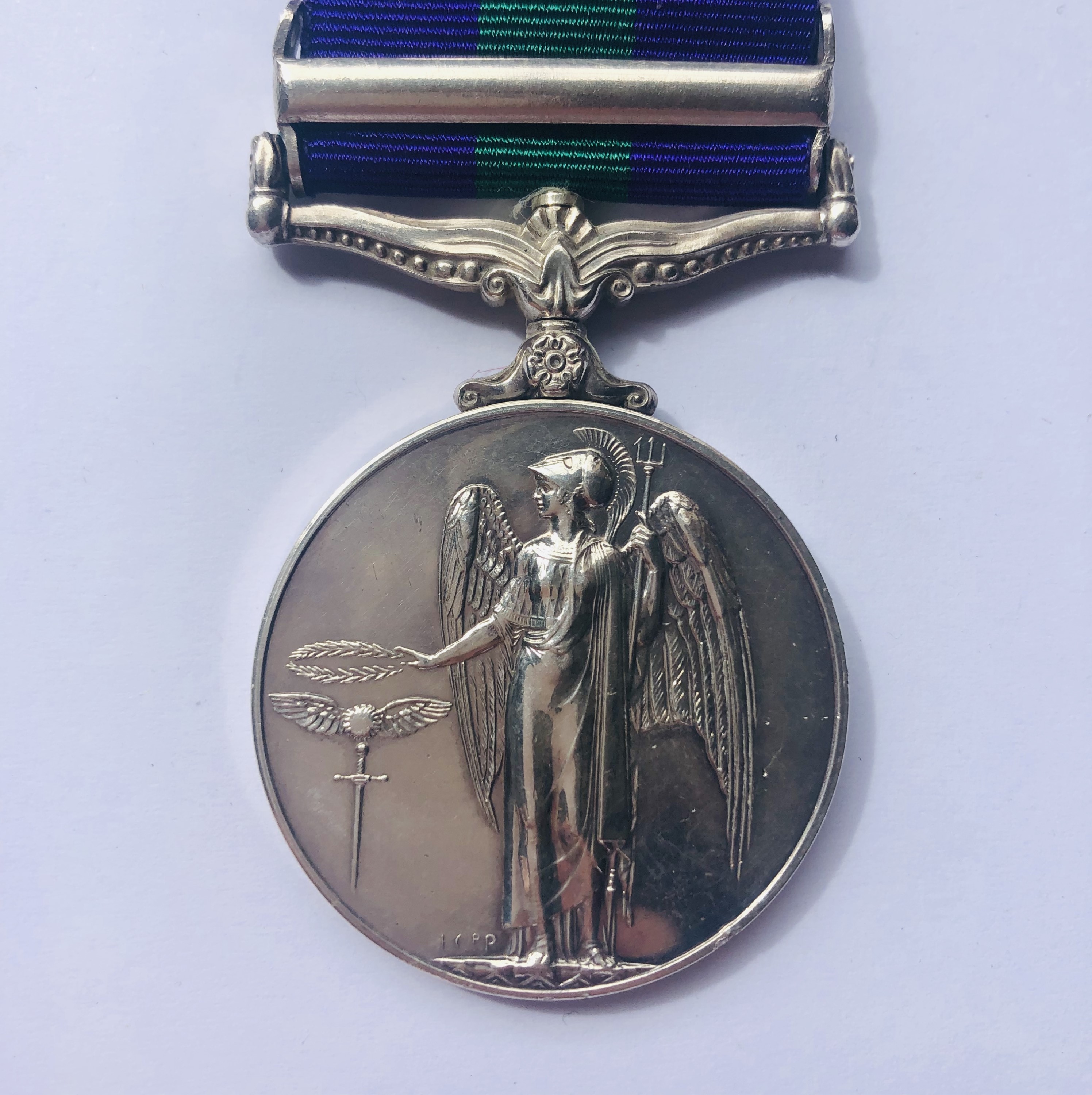 A QEII General Service Medal with Malaya clasp to 22305944 Cpl J Dillon, 11th Hussars - Image 2 of 3