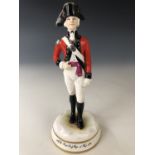 A Michael Sutty limited edition porcelain figure "4th (The King's Own) Regt of Foot, 1792", number