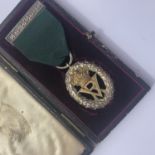 A Victorian Volunteer Officer's Decoration, Garrard, London, 1892, in Garrard fitted case