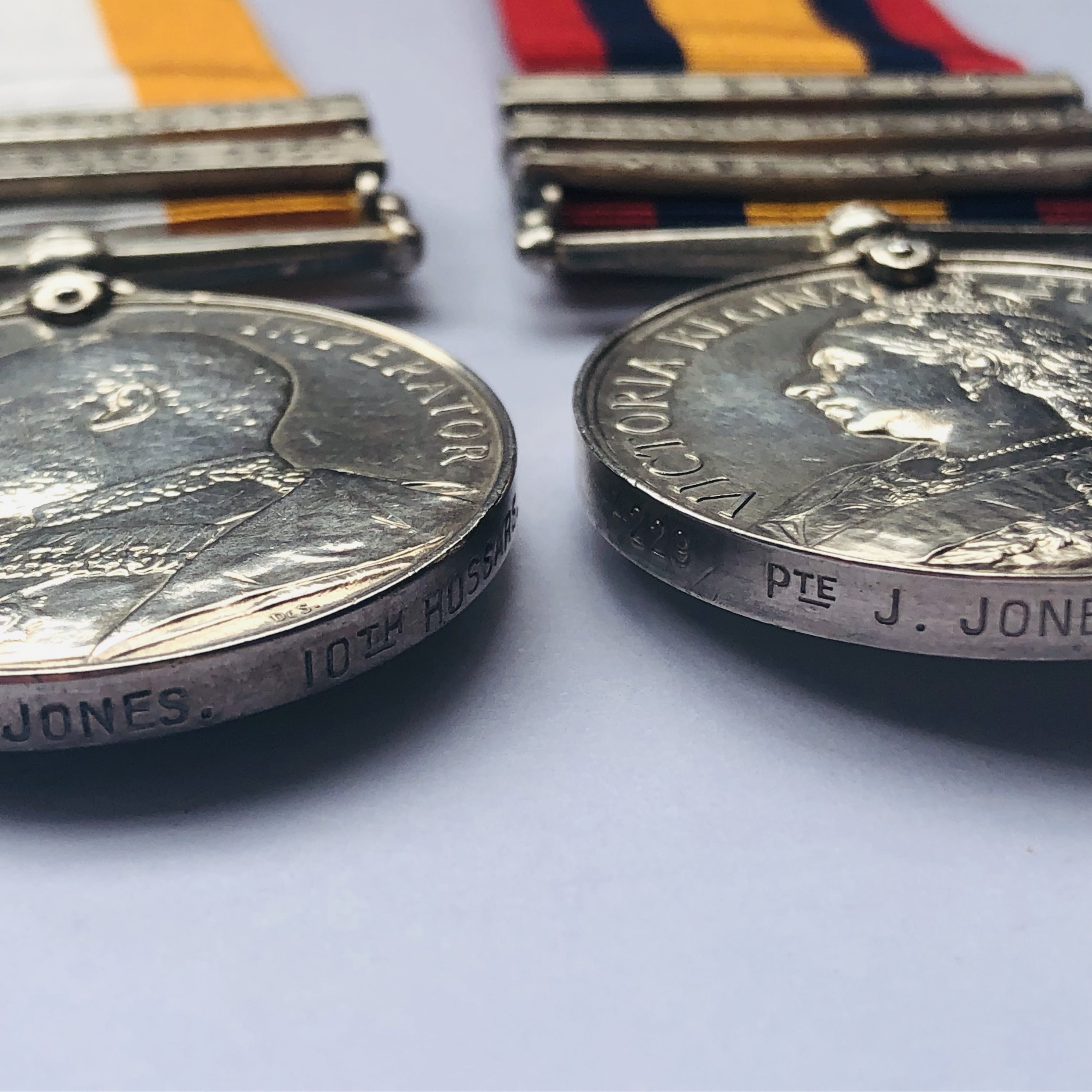 Queen's and King's South Africa Medals to 4229 Pte J Jones, 10th Hussars - Image 3 of 3