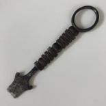A Georgian cut-steel turnscrew / surgeon's blade, 9 cm