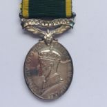 A George VI Territorial Efficiency Medal to 2068410 Cpl J Griffin, RE