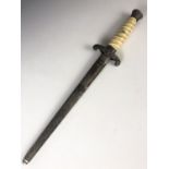 A German Third Reich Army officer's dagger, (a/f)