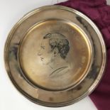 An Elizabeth II 'Prince of Wales' silver plate, limited-edition, commemorating the 30th birthday