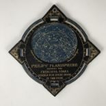 An early 20th Century "Philips' Planisphere, showing the principle stars visible for every hour in