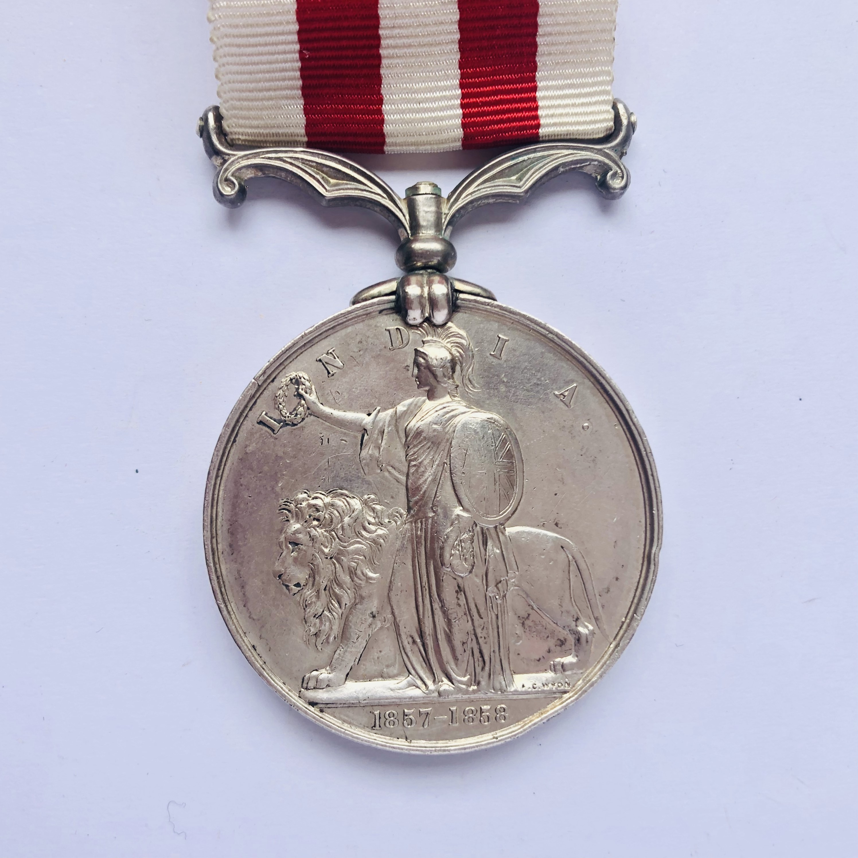 An Indian Mutiny Medal to Corpl H Wetherall, 34th Ret - Image 2 of 3