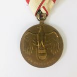 An Imperial Austrian Great War service medal