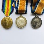 British War and Victory Medals to 138587 Cpl J Hinley, RE, together with a British War Medal to 7216