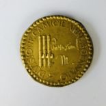 A Fascist Italian 4th Camicie Nere [Blackshirts] Division "3 Gennaio" medallion