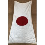 An Imperial Japanese Hinomaru flag, 1.1 m x 2.2 m