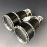 A set of Victorian binocular field glasses by C W Dixey, optician to the Queen, New Bond Street,