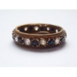 A gold eternity ring