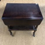 An Old Charm style mahogany tea trolley