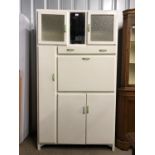 A 1950s Kitchen unit, 100 x 42 x 176 cm