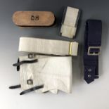 A quantity of Royal Navy webbing and personal kit