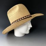 A Resistol Stagecoach grass Stetson type hat, size 7 3/8 as new