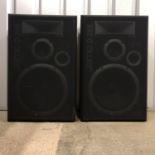 A pair of Jamo amplifier speakers