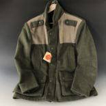 A David Andrew Original Loden Forrester shooting jacket, size L tagged as new