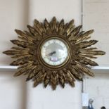 A Cartel clock with Smiths movement, second quarter 20th century, 69 cm, with replacement quartz