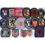 A quantity of German Police / Deutsche Polizei embroidered unit badges